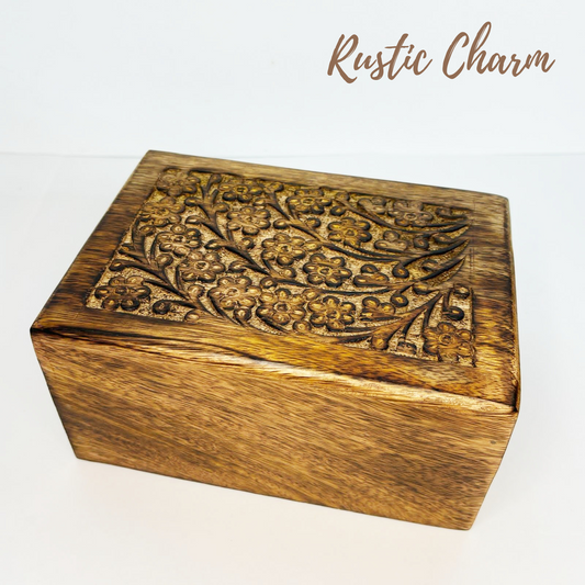 Wooden Urn Box