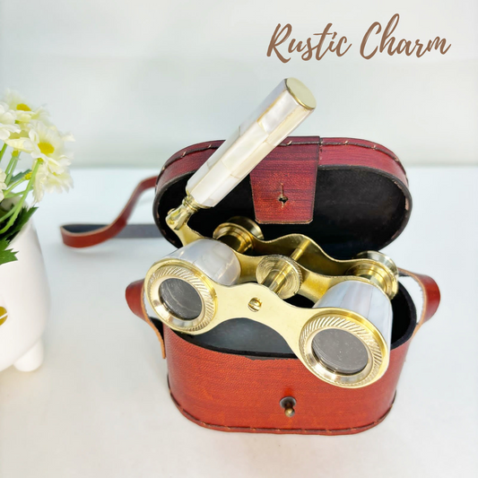 Brass Binocular with Handle