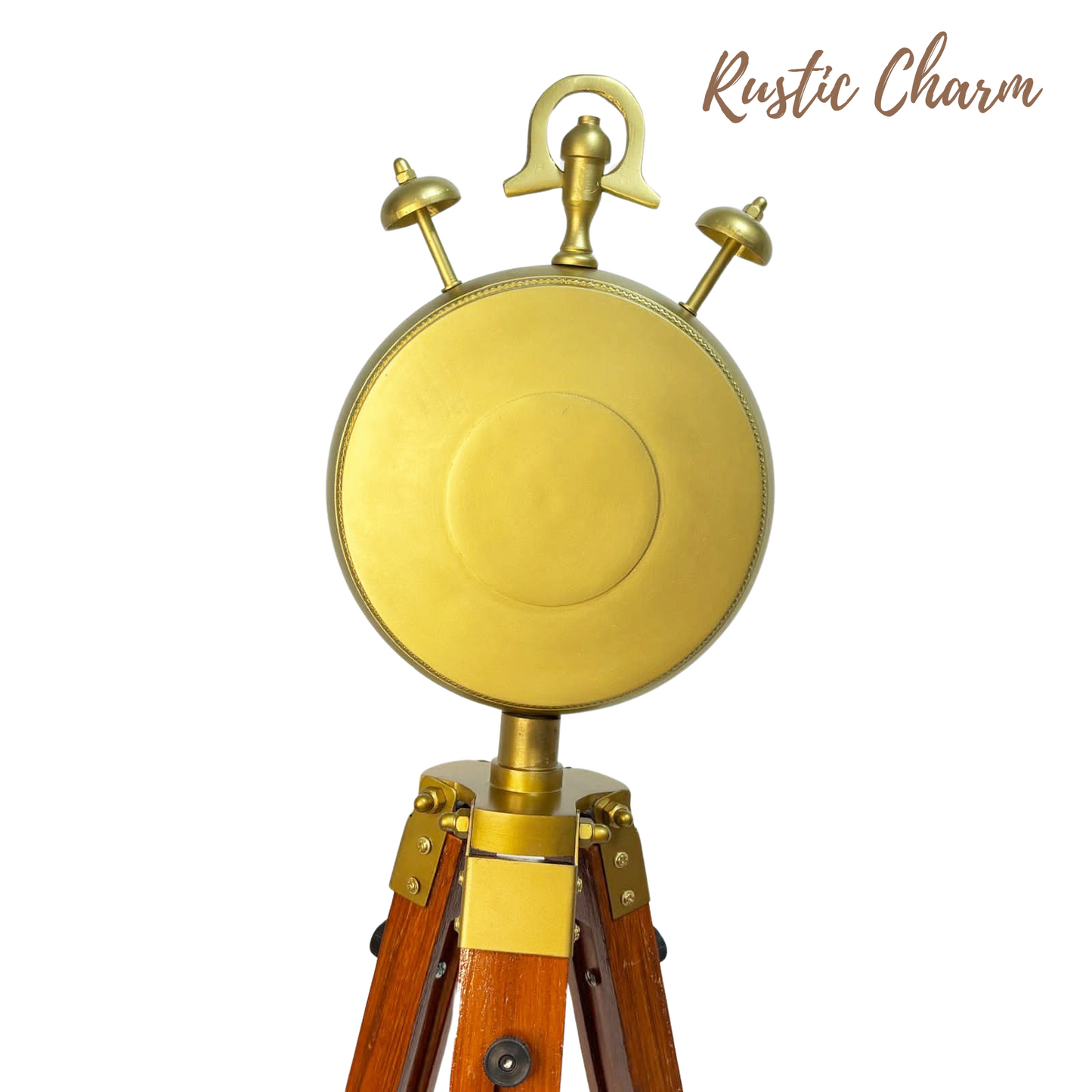 Analog Clock With Tripod Stand