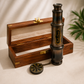 Wooden Box Telescope – Rustic Charm UAE Souvenir