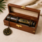 Wooden Box Telescope – Rustic Charm UAE Souvenir