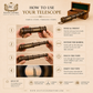 Wooden Box Telescope – Rustic Charm UAE Souvenir
