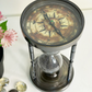 Brass Sand Timer with Compass