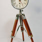 Table Clock with Adjustable Tripod Stand
