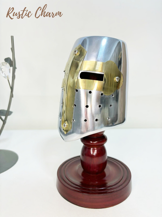 Medieval Crusader Helmet Mini