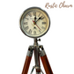 Table Clock with Adjustable Tripod Stand
