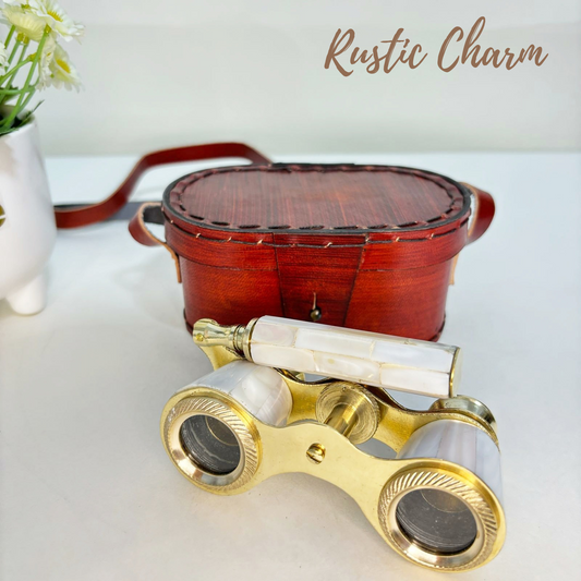 Brass Binocular with Handle
