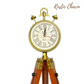Analog Clock With Tripod Stand
